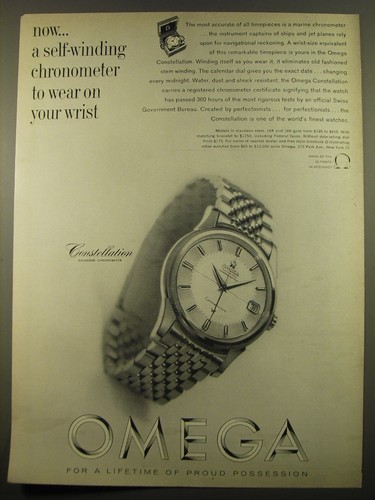 1961 omega constellation watch - 1961,