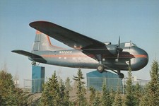WARDAIR BRISTOL FREIGHTER 170 AIRCRAFT POSTCARD AIRPLANE AIRLINE AVIATION CANADA