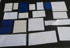 Pieces needlepoint embroidery cross stitch fabric assorted small oddments