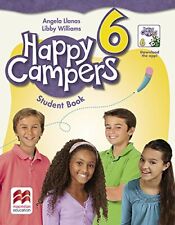Happy Campers Level 6 Student's Book/Language Lodge, Very Good Condition, Elizab