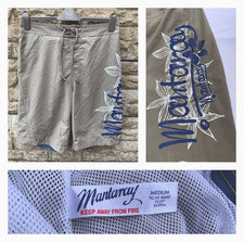 Mantaray, Debenhams Mens Brown Cargo/Surf/Swim Summer Beach Lined Shorts  UK M