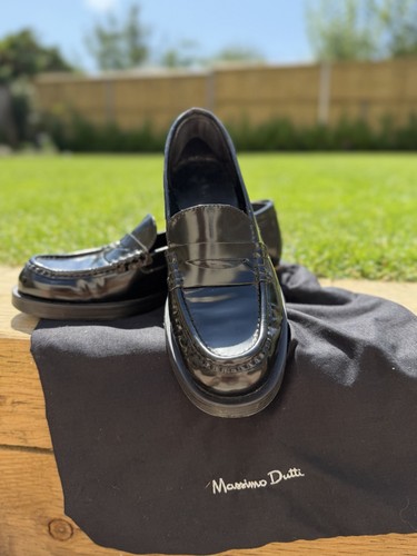 Massimo dutti black - dutti, leather