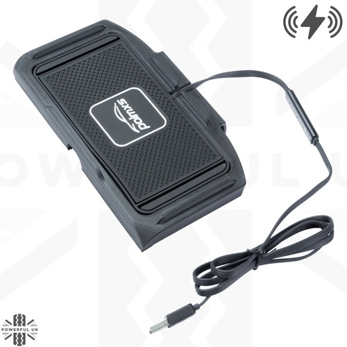 Wireless phone charging tray