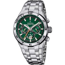 Chrono Bike Green / Stainless