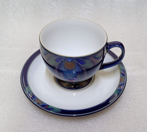 Denby baroque tea cup saucer - denby, &