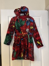 Boys Red Marvel Hooded