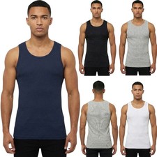 Mens Vests Tank Top 100%