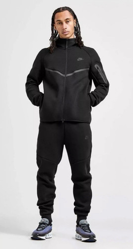 Nike fleece black full - nike, zip