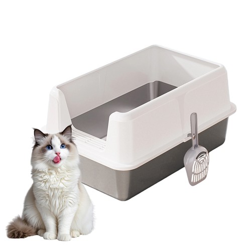Stainless steel large - steel, cat