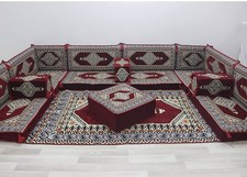 Traditional Arabic Floor Sofa, Arabic Majlis Jalsa, Ethnic Floor Couch, Afghan
