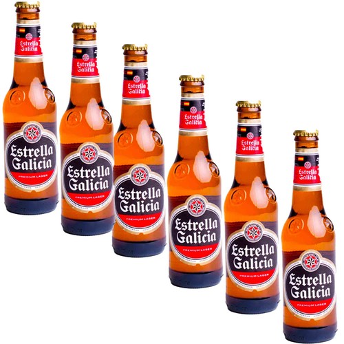 Spanish beer estrella - 6x,