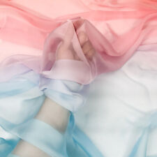 Gradient Color Chiffon Fabric