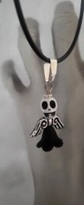 Necklace Voodoo Doll Skull Monster Pendant,Gothic, Halloween-FREE GIFT POUCH!