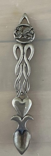 Lovespoon solid pewter welsh - lovespoon,