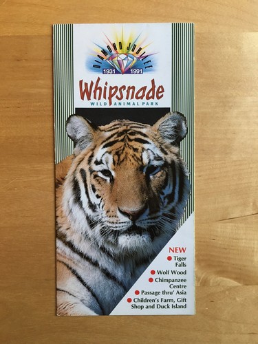 Vintage 1991 whipsnade - 1991, wild