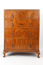 Art Deco Burr Walnut Chest of