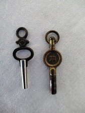 Vintage Clock Keys X 2