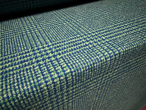 Wool tweed fabric per - metre,