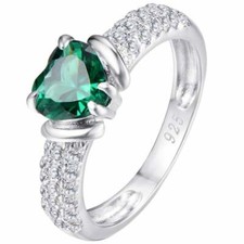 New Ladies 1ct Created Emerald