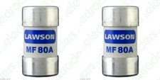 2 x Lawson MF80A Cut Out Fuses