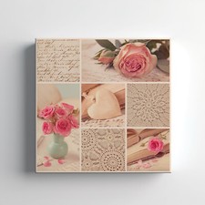 Roses And Old Letters Vintage