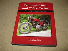 Triumph 650 750cc Twins Motorcycle Book Bonneville Trophy Thunderbird Vale 