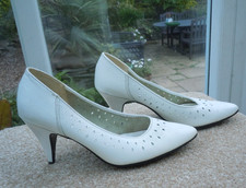 White Leather Shoes Women Size