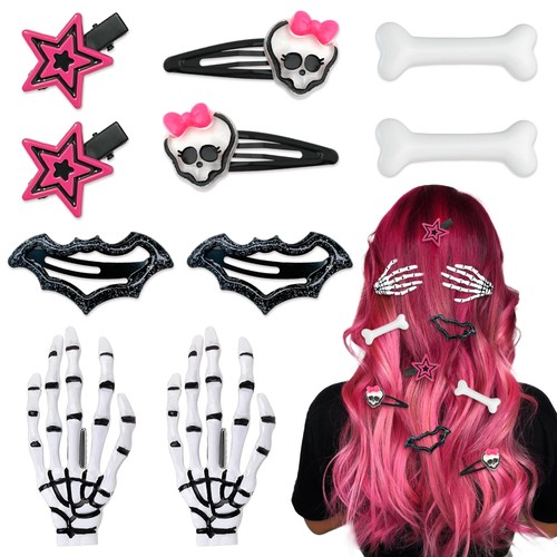 Yaeism 10pcs y2k hair - y2k, clips