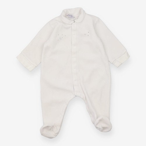 Petit bateau white velour - petit,