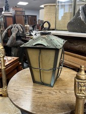 Arts & Crafts Period 19th Century 2kg Copper Hall Ceiling Lantern Antique