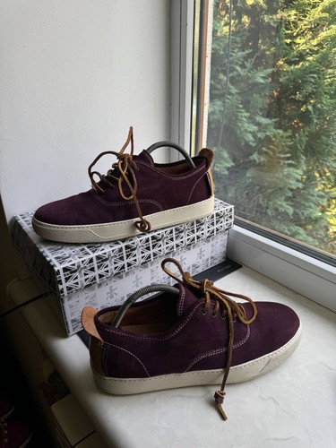 Dsquared2 men burgundy suede - men,