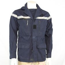 Genuine Surplus French Firefighter Lightweight Jacket Navy Canvas (3165)