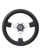 UNIVERSAL BLACK STEERING WHEEL