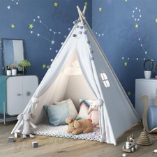 160CM Large Kids Teepee Wooden