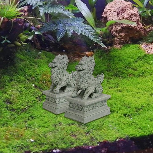 Mini statues aquarium - 2x,