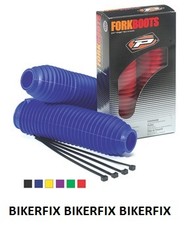 FITS YAMAHA DTR125 DT 125R DT125R DTR 125 BLUE FORK BOOT GAITORS PROGRIP LARGE