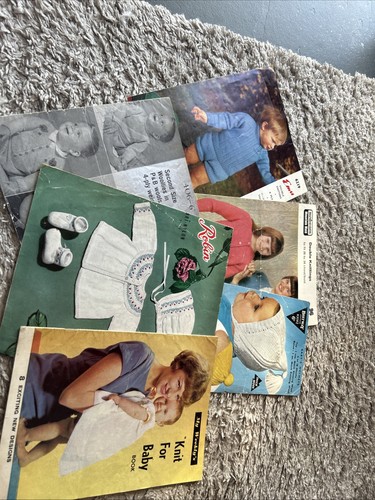 Vintage children knitting - vintage, children's