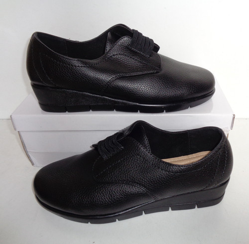 Girls black shoes - girls, wedge