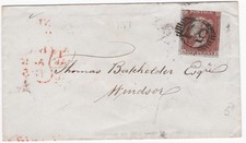 1853 QV FINE 1d PENNY RED