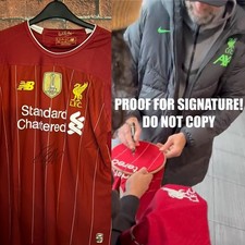 Signed Jurgen Klopp Liverpool