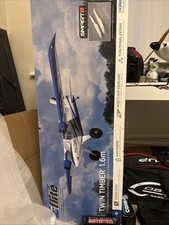 E Flite Twin Timber 1.6m BNF Basic with AS3X and SAFE Select