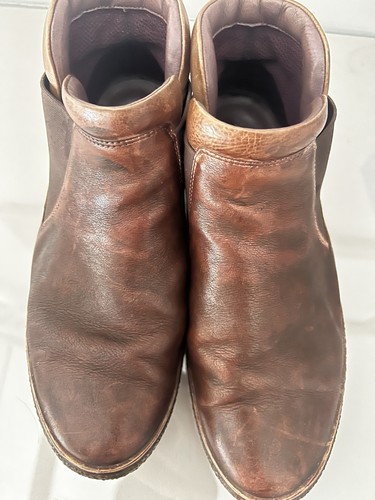 Ecco brown leather - leather, boots