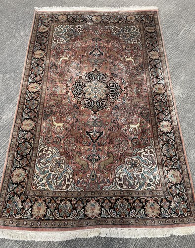 Silk rug 195x125cm silk