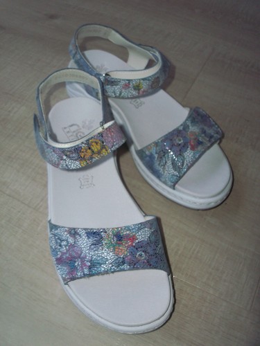New rieker leather sandals - new,