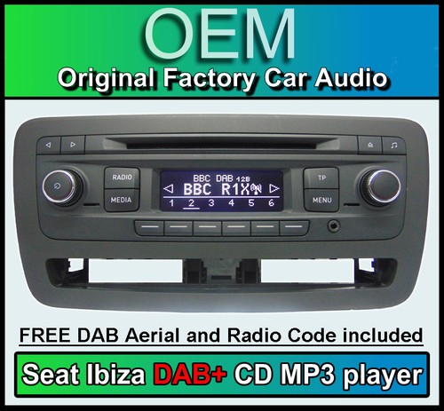Seat ibiza dab car stereo - dab+,