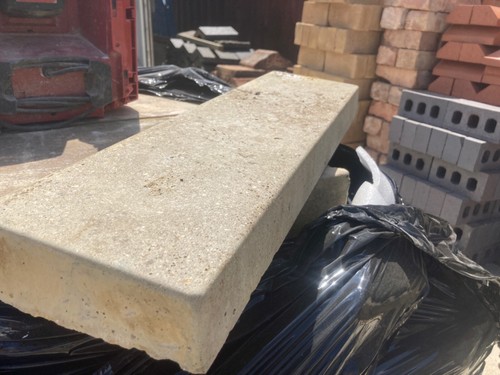 Reclaimed coping stones