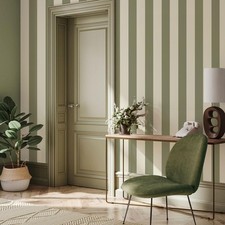 Regency Stripe Wallpaper Sage