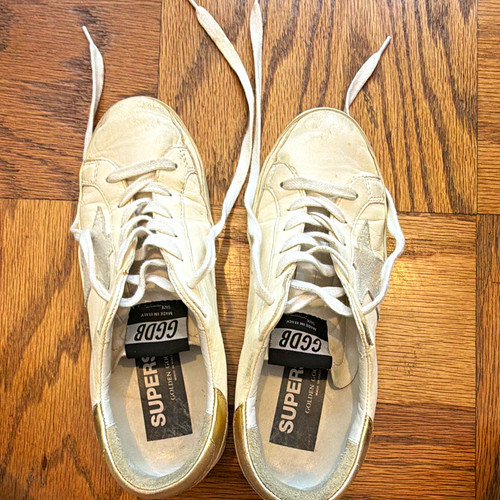 Golden goose white gold - golden, white/gold
