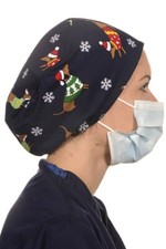 Elasticated Theatre Scrub Hats Surgical Doctor Nurses ODP Anaesthetist  Midwife