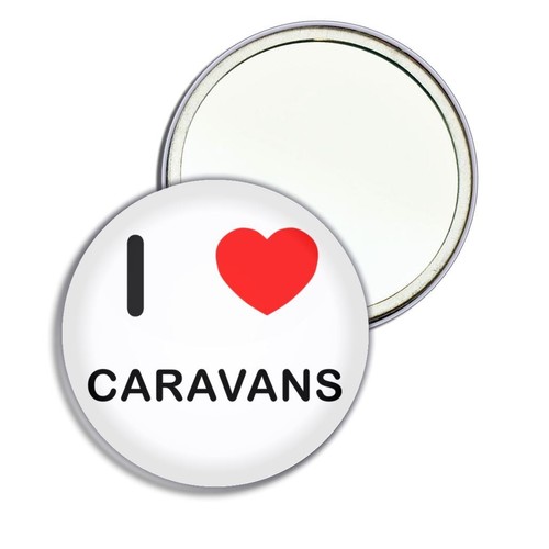 Caravans love heart round - caravans,